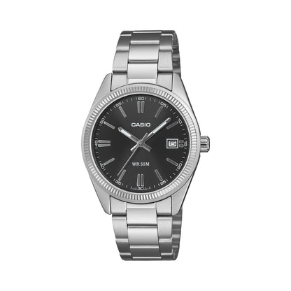 CASIO COLLECTION & VINTAGE CASIO COLLECTION Unisex Datum-Armbanduhr Schwarz UTP-1302PD-1AVEF – Produktansicht