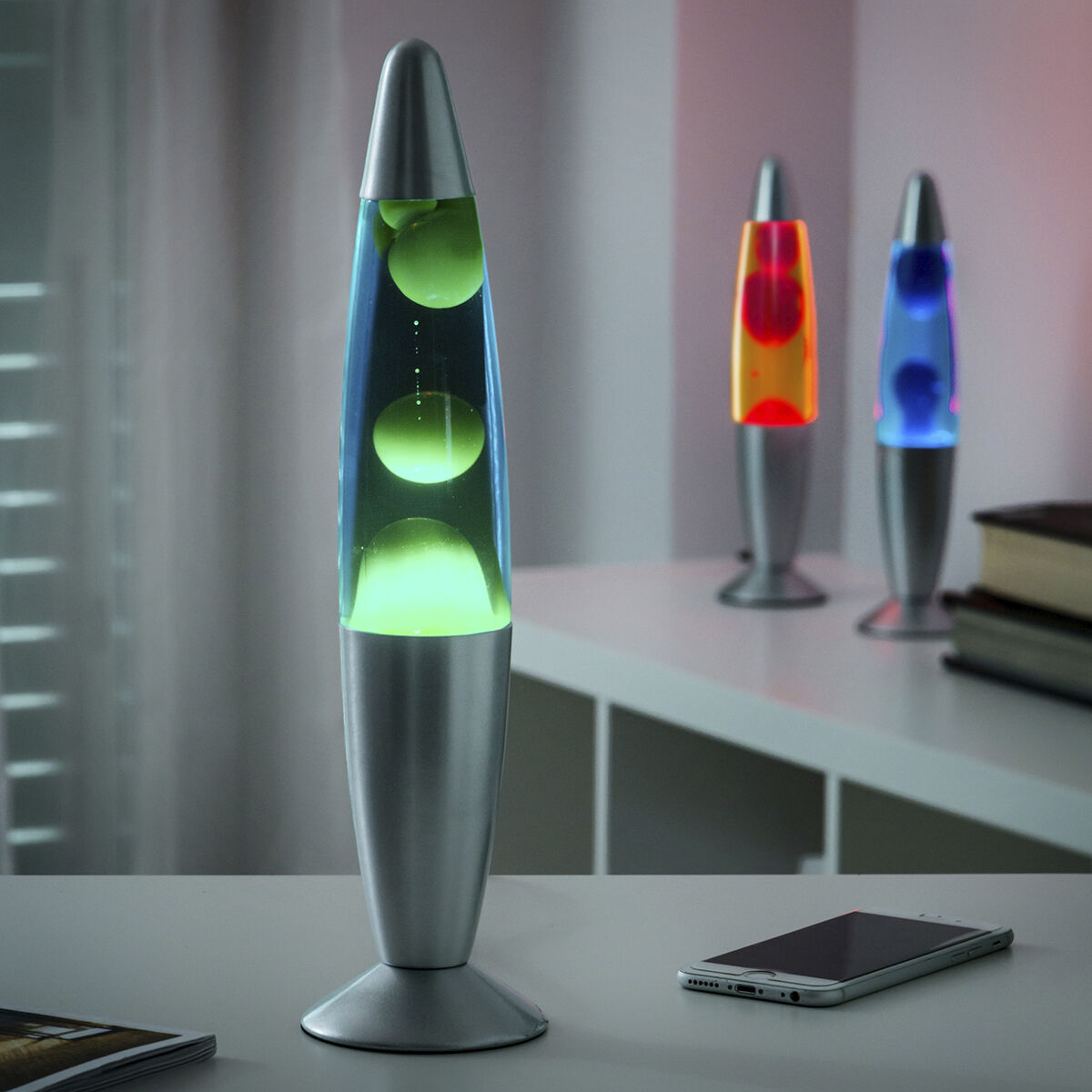 Lava-Lampe Magla InnovaGoods mit langsam fliessender Lava – Produktansicht
