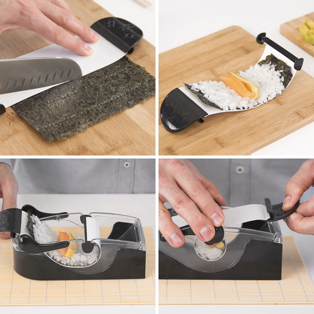 Sushi-Maker Oishake von InnovaGoods für Sushi und Röllchen – Anwendungsansicht