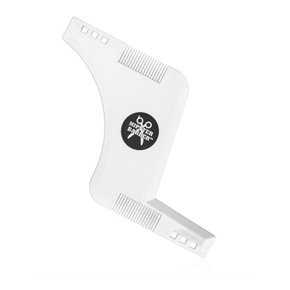 Hipster Barber Bartschablone von InnovaGoods aus transparentem Polycarbonat – Detailansicht