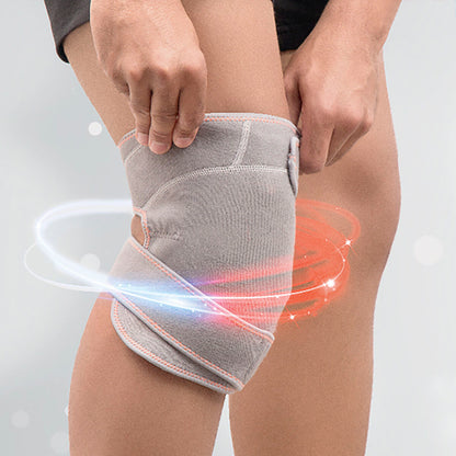 InnovaGoods Kniebandage mit Wärme- und Kälte-Gelkissen in Grau – Produktansicht