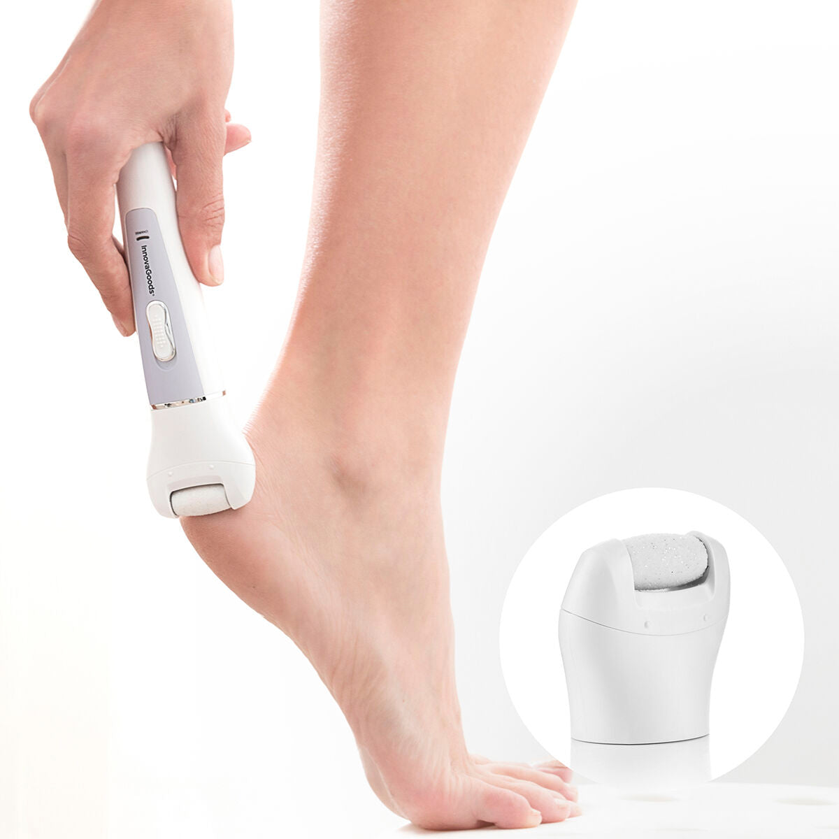 InnovaGoods Wellness Beauté Epilierer mit 5 Aufsätzen – Seitenansicht