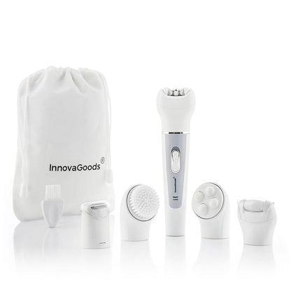 InnovaGoods Wellness Beauté Epilierer mit 5 Aufsätzen – Verpackung