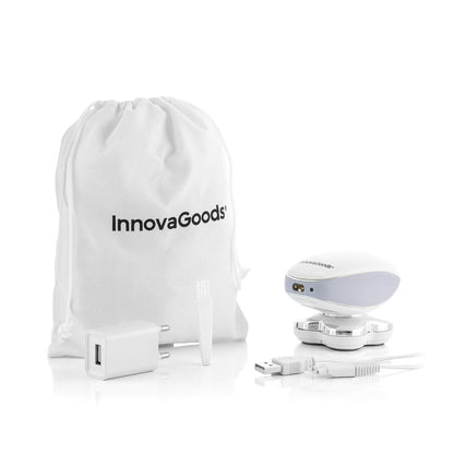 Wiederaufladbarer InnovaGoods Forsilker Trimmer mit 4 Klingen und LED – Rückansicht