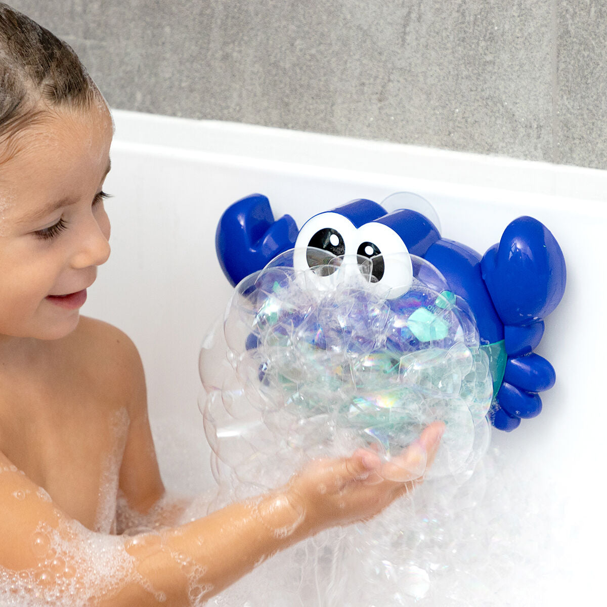 Musikkrabbe Crabbly von InnovaGoods mit Badeseifenblasen und Musik – Ansicht 8