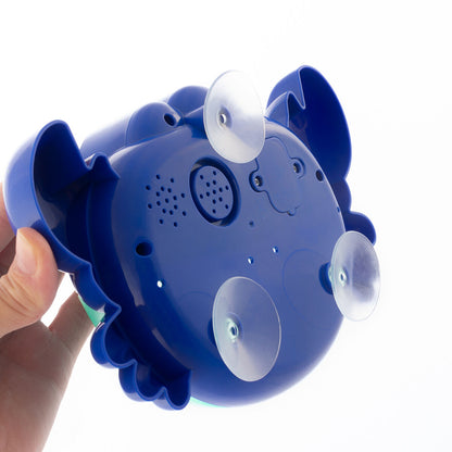 Musikkrabbe Crabbly von InnovaGoods mit Badeseifenblasen und Musik – Seitenansicht