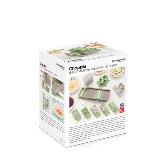 Mandoline-Reibeisen Faltbar 6 in 1 Choppie InnovaGoods