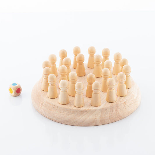Memory-Schach aus Holz Taeda InnovaGoods 26 Stücke