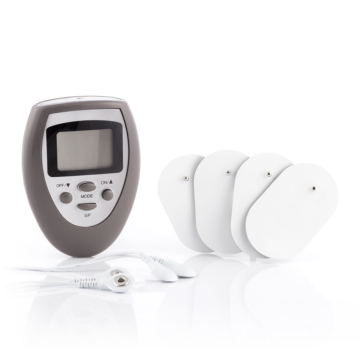 TENS-Elektrostimulator Becalm InnovaGoods mit Elektroden – Detailansicht