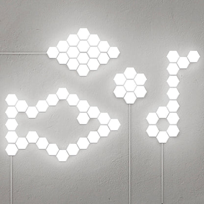 InnovaGoods Tilight modulares LED-Magnet- und Touchpanel-Set 3er-Pack – Rückansicht
