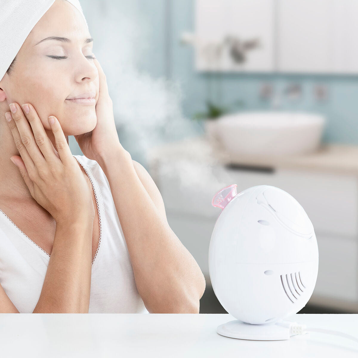 Elektrische Gesichtssauna Moispa InnovaGoods mit Gesichtsdampf – Ansicht 7