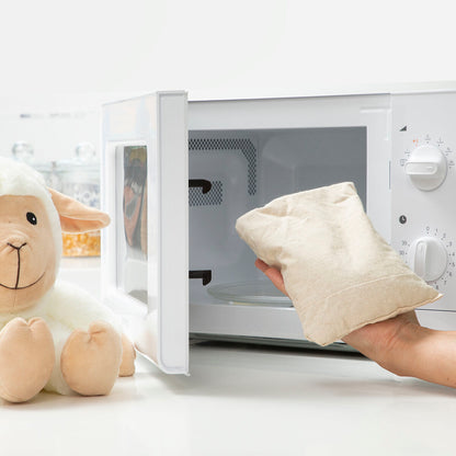 Plüschschaf Wooly von InnovaGoods mit herausnehmbarer Wärme- und Kältetasche – Verpackung