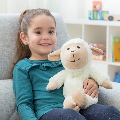 Plüschschaf Wooly von InnovaGoods mit herausnehmbarer Wärme- und Kältetasche – Seitenansicht