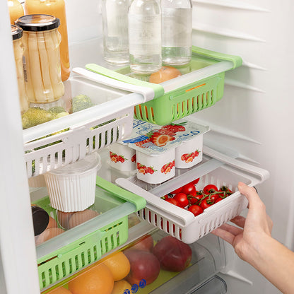 Einstellbarer Kühlschrank-Organizer Friwer von InnovaGoods im 2er-Set – Produktansicht