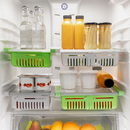 Einstellbarer Kühlschrank-Organizer Friwer von InnovaGoods, 2 Stück
