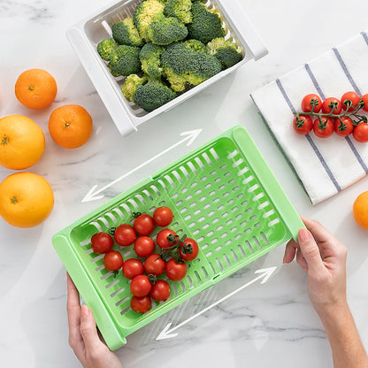 Einstellbarer Kühlschrank-Organizer Friwer von InnovaGoods, 2 Stück