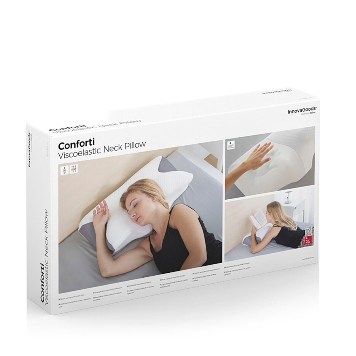 Ergonomisches viskoelastisches Nackenkissen Conforti von InnovaGoods – Detailansicht