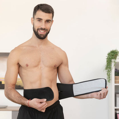 Tourmabelt InnovaGoods Haltungskorrektur-Gürtel mit Turmalin-Magneten in Schwarz und Weiss – Ansicht 7