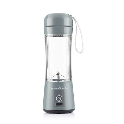 Wiederaufladbarer tragbarer Standmixer Shakuit 380 ml von InnovaGoods – Rückansicht