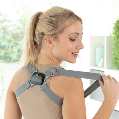 Wiederaufladbarer Haltungstrainer Viback von InnovaGoods mit Vibrationsfunktion – Seitenansicht