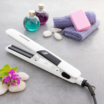 InnovaGoods Stemio Haarglätter mit Dampffunktion und 3D-Keramikplatten – Rückansicht