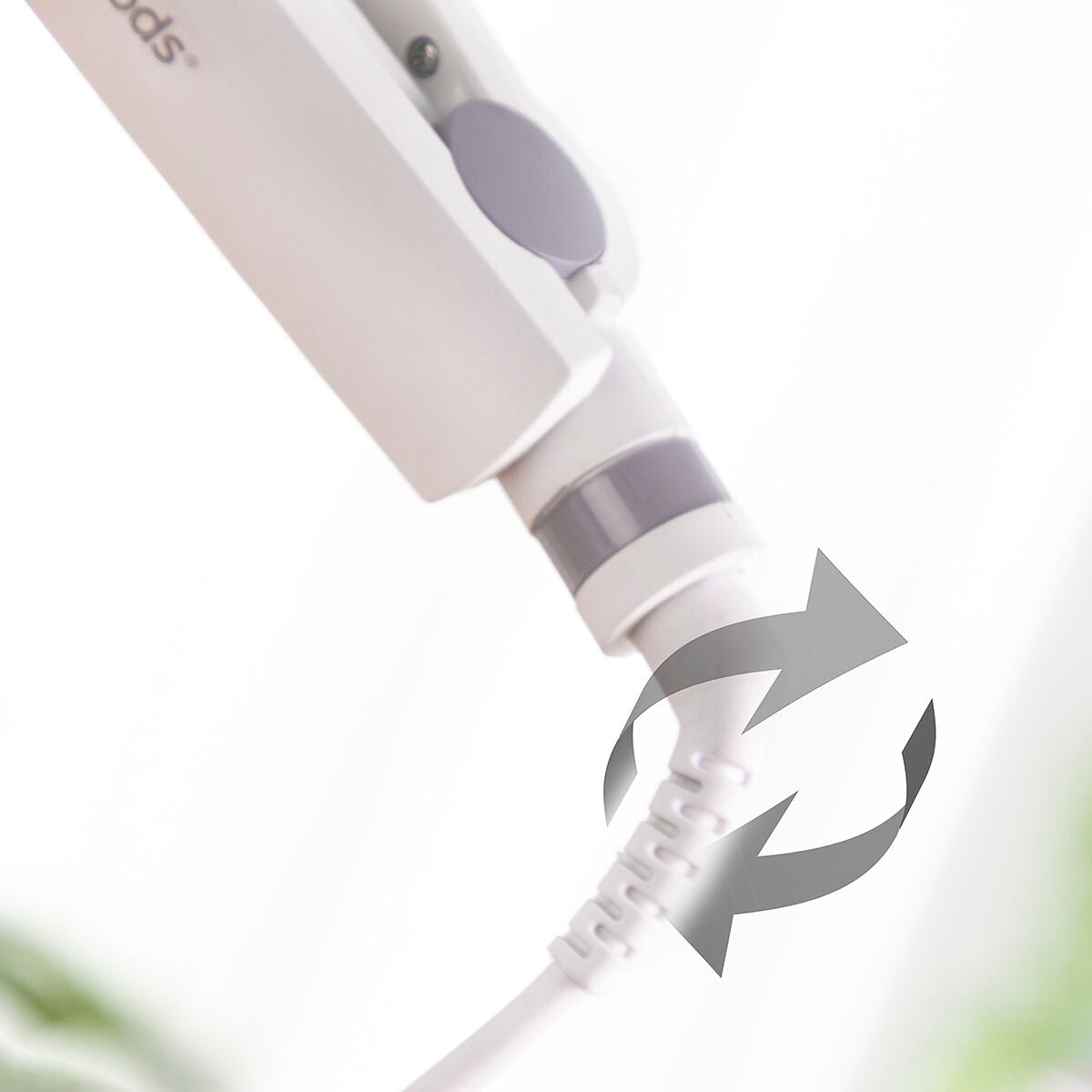 InnovaGoods Wavio Keramik-Lockenstab mit drei Stäben, 55 W – Seitenansicht