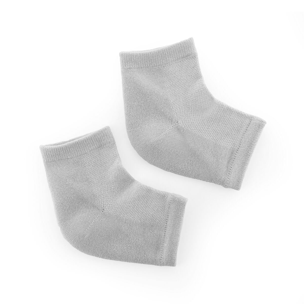 Feuchtigkeitsspendende Fersensocken mit Gel-Pads in Grau von InnovaGoods – Verpackung