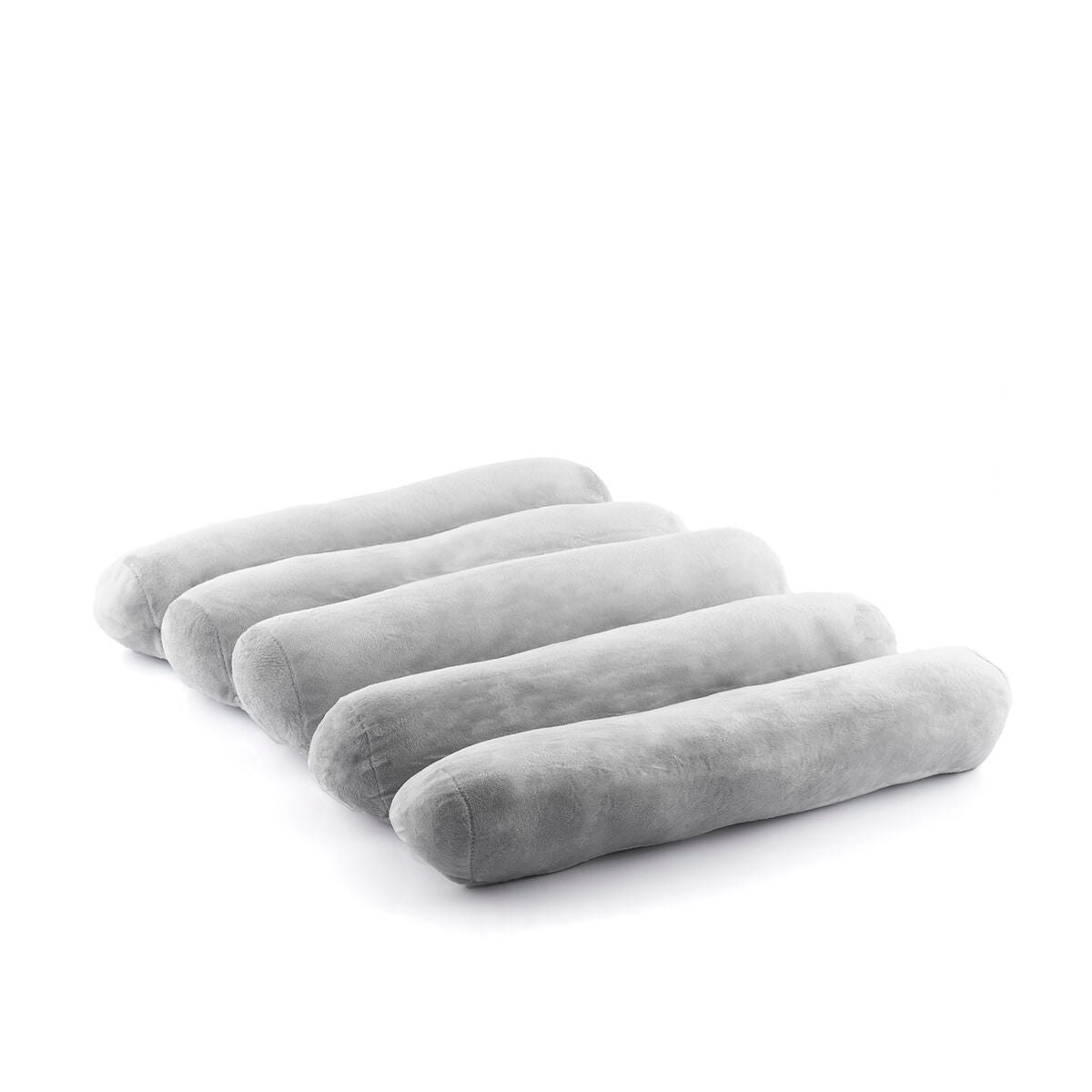 Flexibles Multifunktions-Kopfkissen Rollow von InnovaGoods in Grau – Verpackung
