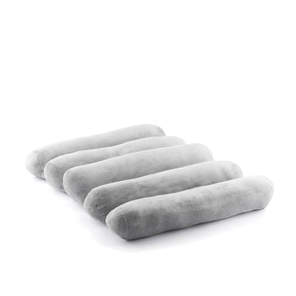 Flexibles Multifunktions-Kopfkissen Rollow von InnovaGoods in Grau – Verpackung