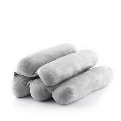 Flexibles Multifunktions-Kopfkissen Rollow von InnovaGoods in Grau – Rückansicht