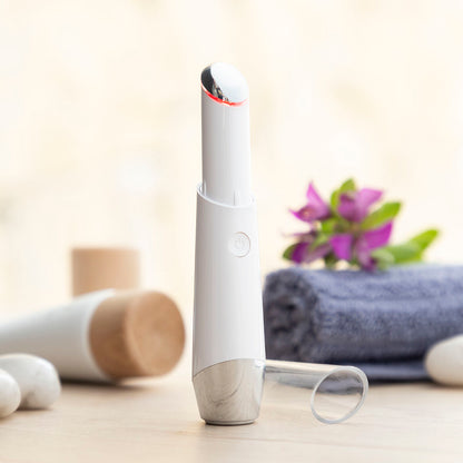 InnovaGoods Therey Anti-Aging-Augenmassagegerät mit Phototherapie Thermotherapie und Vibration – Rückansicht