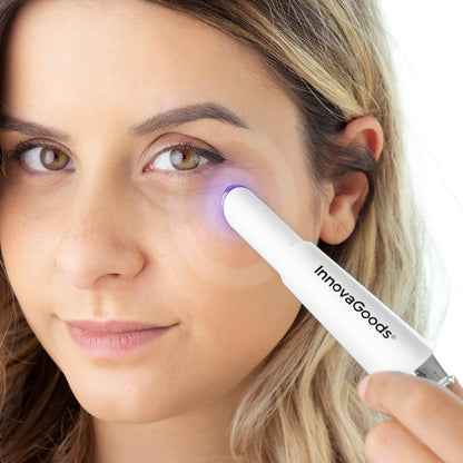 InnovaGoods Therey Anti-Aging-Augenmassagegerät mit Phototherapie Thermotherapie und Vibration – Seitenansicht