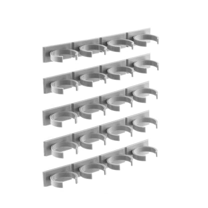 Selbstklebendes aufteilbares Gewürzregal Jarlock x20 von InnovaGoods in Grau – Rückansicht