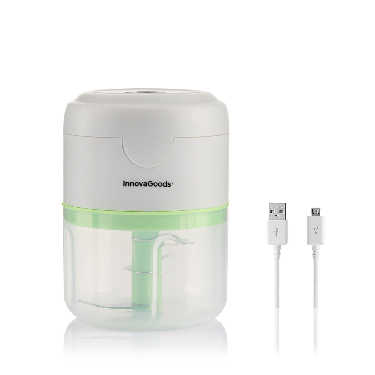 Tragbarer wiederaufladbarer Mini-Zerkleinerer Echoppie InnovaGoods – Seitenansicht