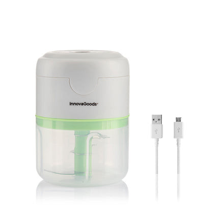 Tragbarer wiederaufladbarer Mini-Zerkleinerer Echoppie InnovaGoods – Seitenansicht