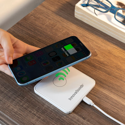 Kabelloses Multipositions-Ladegerät Pomchar mit Handyhalterung von InnovaGoods – Rückansicht