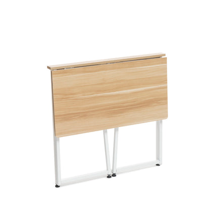 Klappschreibtisch Dolenkaf von InnovaGoods in Beige und Weiss – Seitenansicht
