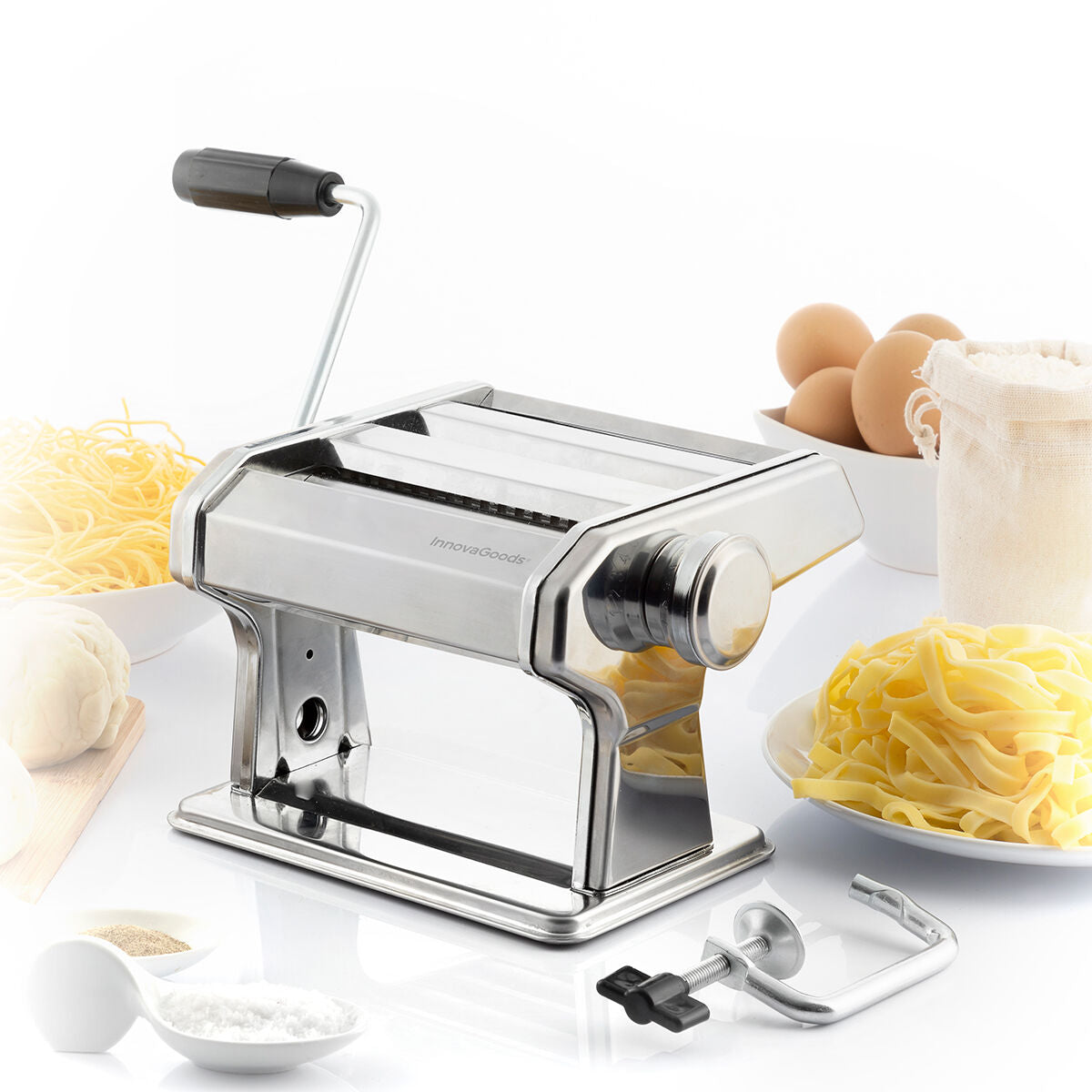Frashta manuelle Nudelmaschine mit Rezepten – InnovaGoods