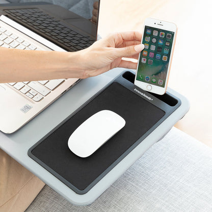 Laptop-Tisch mit XL-Kissen Deskion von InnovaGoods – Rückansicht
