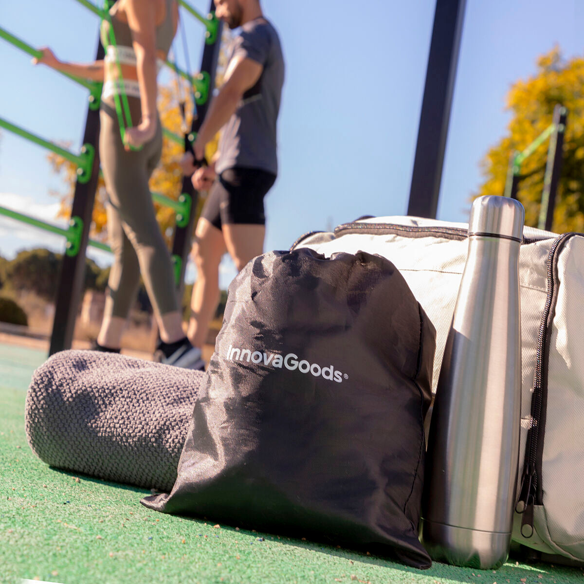 3er-Set regulierbare Fitnessbänder mit Zubehör von InnovaGoods – Ansicht 8
