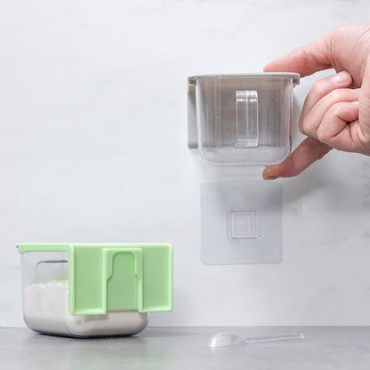 InnovaGoods Handstore selbstklebende Küchenbehälter 2 Stück für Gewürze – Ansicht 8