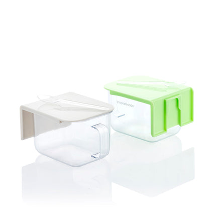 InnovaGoods Handstore selbstklebende Küchenbehälter 2 Stück für Gewürze – Rückansicht