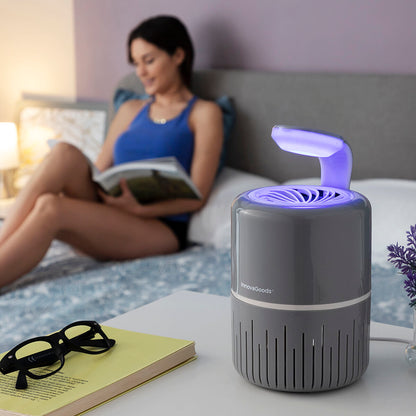 Anti-Mücken-Sauglampe KL Drain von InnovaGoods in Grau und Weiss – Ansicht 7
