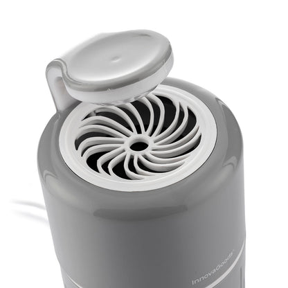 Anti-Mücken-Sauglampe KL Drain von InnovaGoods in Grau und Weiss – Verpackung