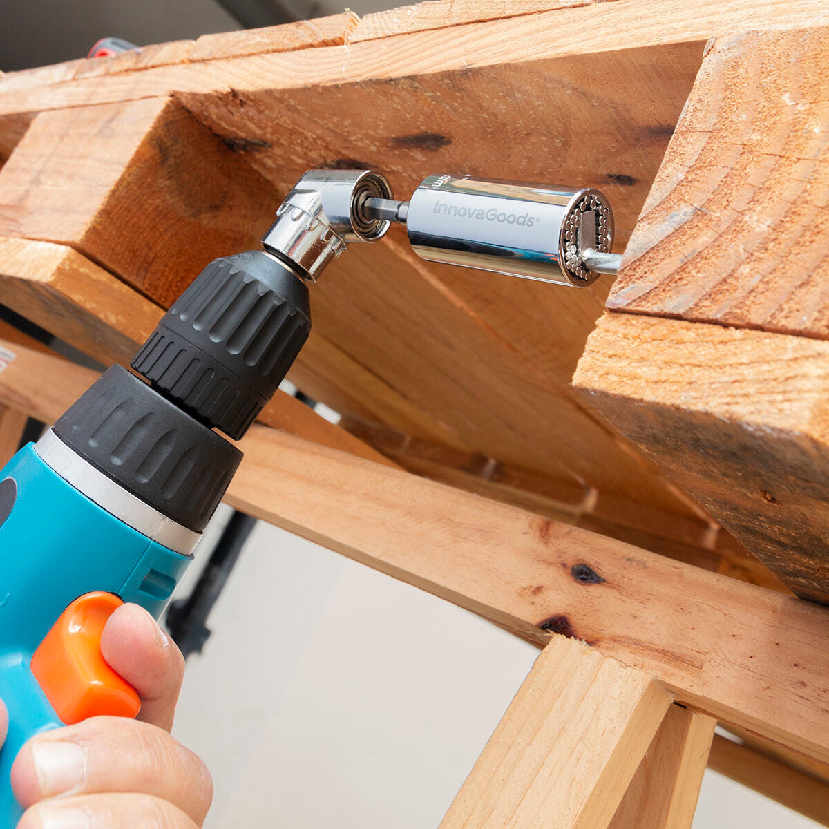 Universalsteckschlüssel Uniscrew mit Zubehör von InnovaGoods – Ansicht 8