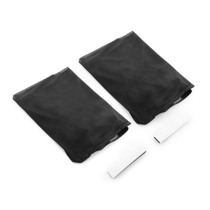 InnovaGoods UVlock Sonnenschutzgitter fürs Auto, 2er-Pack, Schwarz – Rückansicht