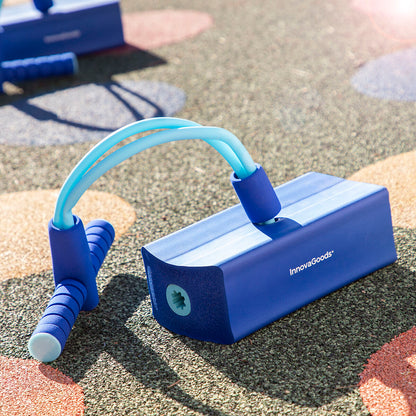 Blauer Gummi-Pogospringer FunP von InnovaGoods – Verpackung