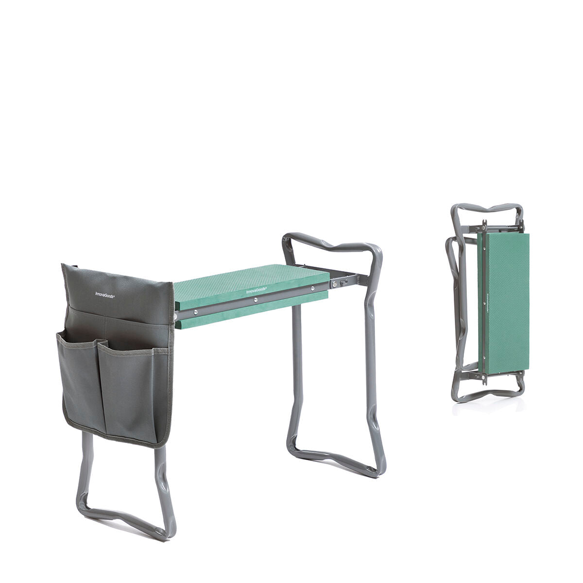 InnovaGoods Situl 3-in-1-Garten-Kniebank mit Werkzeugtasche – Anwendungsansicht