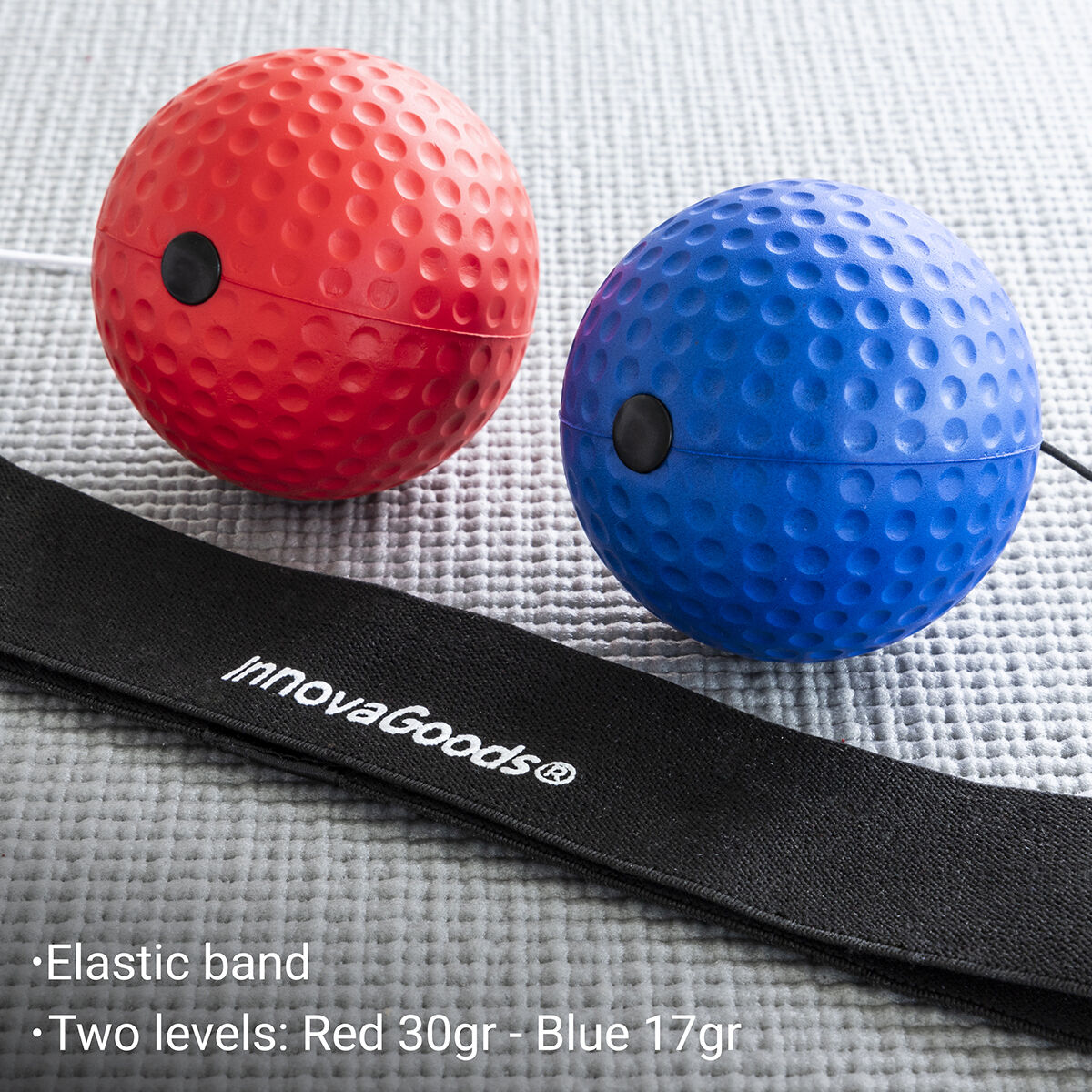 InnovaGoods Trainings- und Reflexball-Set Balxing mit Stirnband und zwei Bällen – Ansicht 7