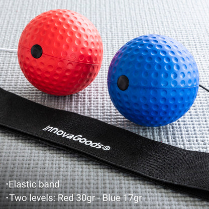 InnovaGoods Trainings- und Reflexball-Set Balxing mit Stirnband und zwei Bällen – Ansicht 7